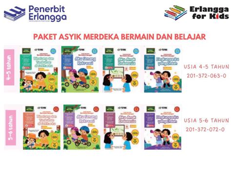 Promo Buku Anak Paket Asyik Merdeka Bermain Dan Belajar Usia 5 6 Tahun