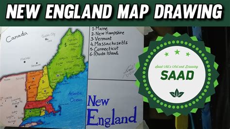 How To Draw New England Map SAAD YouTube