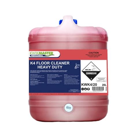 Kwikmaster Professional Floor Cleaner And Degreaser Heavy Duty 20l Dr1