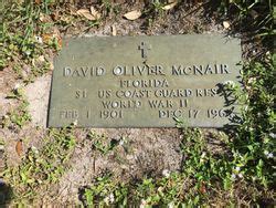 David Oliver McNair 1901 1964 Mémorial Find a Grave