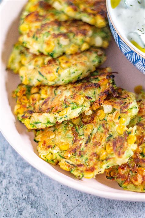 Zucchini And Corn Fritters Artofit