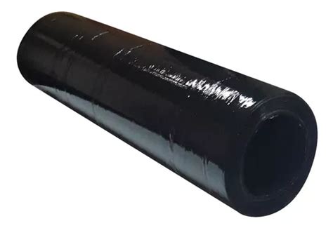 Film Stretch Negro Sin Cono 50cm 250mt