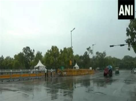 Light Rain In Parts Of Delhi Brings Relief From Scorching Heat