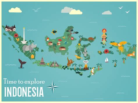 Peta Indonesia Cartoon