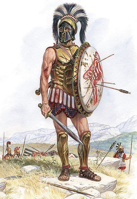 Spartan Hoplite V Century Bc Igor Dzis Kwatera Marsa Pinterest