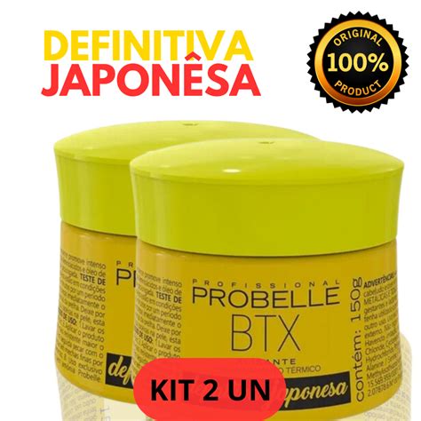 Kit Botox Probelle Alisante Definitiva Japonesa G Shopee Brasil