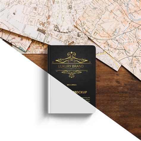 Free Passport Mockup PSD Template Mockup Den