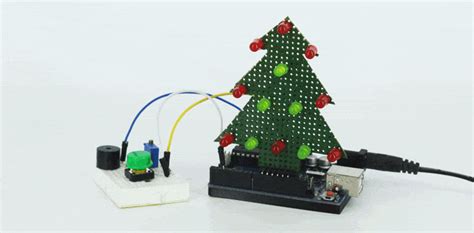 Árvore De Natal Diy Musical Com Buzzer Makerhero