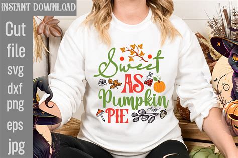 Sweet As Pumpkin Pie Graphic By SimaCrafts Creative Fabrica