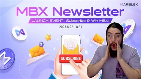 Subscribite Al Newsletter Y Gana Tokens Mbx Gratis Mbx Para Y