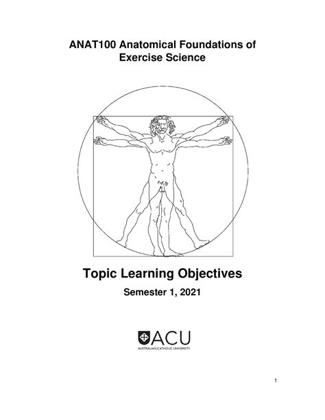 Anat Specific Learning Objectives Anat Anatomical Foundations