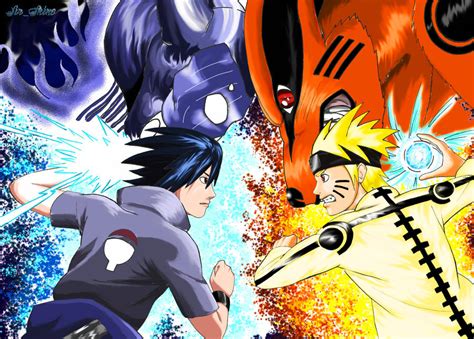 Naruto Vs Sasuke by SirShine on DeviantArt