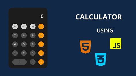 How To Create A Calculator Interface With Html And Css Tutorial Speed