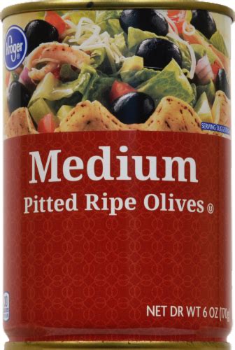 Kroger Medium Pitted Ripe Olives Oz Smiths Food And Drug