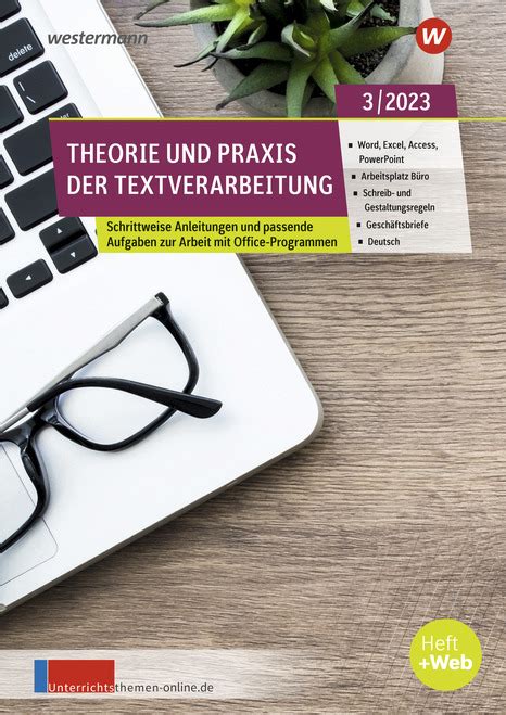 Theorie Und Praxis Der Textverarbeitung Westermann