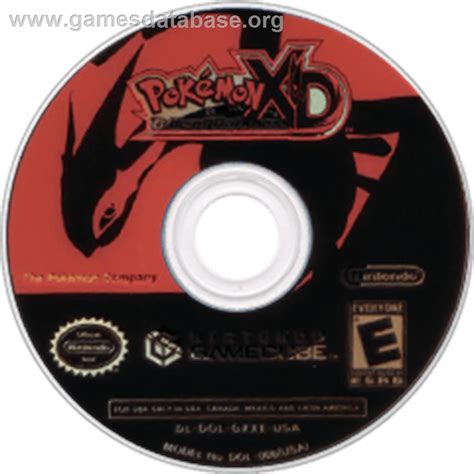 Pokemon Xd Gale Of Darkness Nintendo Gamecube Artwork Disc