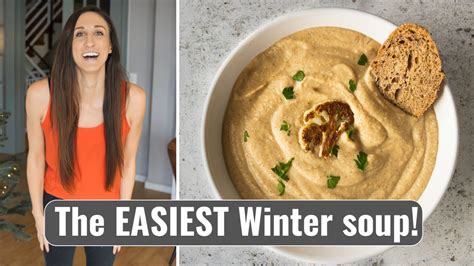 Roasted Cauliflower Soup Youtube