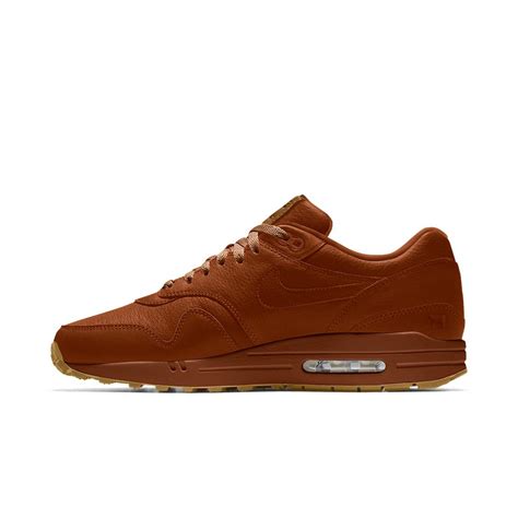 Lyst Nike Air Max 1 Premium Will Leather Goods Id Men S Shoe In Brown For Men