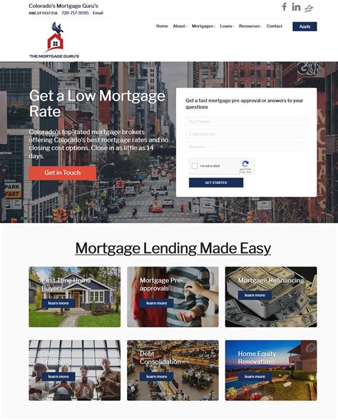 Mortgage Broker Agent And Loan Officer Website Themes Templates And