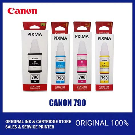 Jual Tinta Canon Pixma Gl 790 Original Blackandcolor G1010 G2010 G3010 G4010 Hitam Jakarta