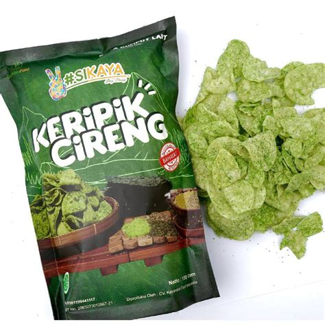 Jual Keripik Cireng Sikaya 135 Gram Halal MUI Rasa Rumput Laut Free