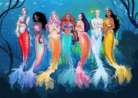 Ariels Sisters In Little Mermaid Live Action Rlegendarymerfolk