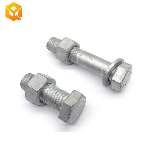 Hardware Fastener Bolt Grade8 8 Hot DIP Galvanized Heavy Duty Bolt M8