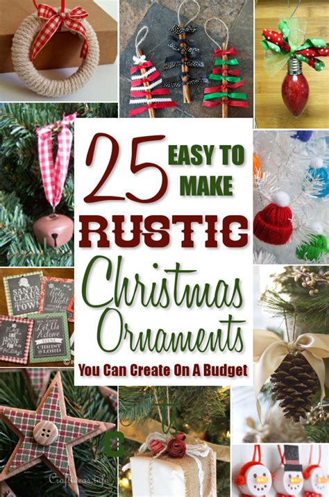 Rustic Christmas Tree Ornaments Hobby Lobby At Reed Mullins Blog