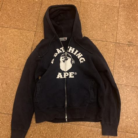 Pirate Bape Zip Up Hoodie Depop