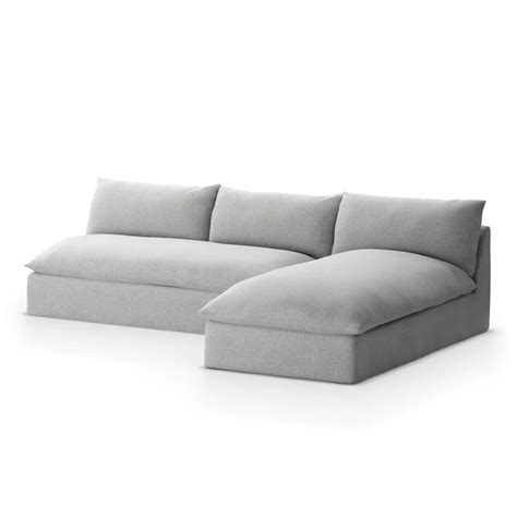 Grant Outdoor 2 Piece Sectional Faye Ash Four Hands