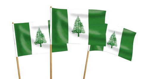 Norfolk Island Handwaving Flags Hampshire Flag Company