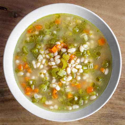 Easy Vegan White Bean Soup With Celery And Carrots Plantbasedredhead