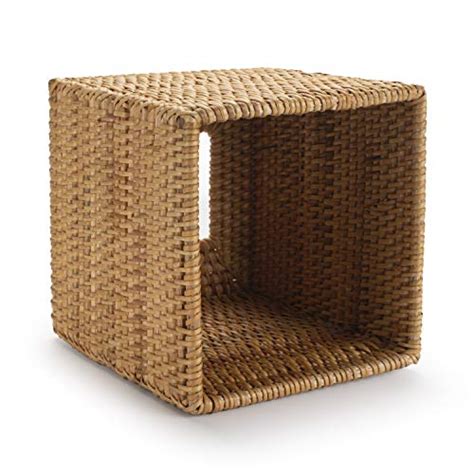 Rattan Tissue Box Cover Square Hand Woven Wicker Tissue Holder X