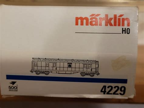 Märklin H0 4229 Bahnpostwagen Württemberg OVP Anleitung Kaufen