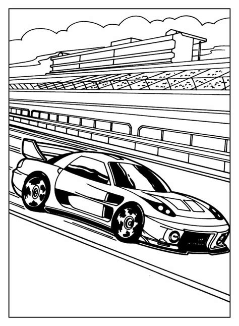 Desenhos De Carros Da Hot Wheels Para Colorir E Imprimir