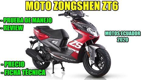 Zongshen ZS125 GLE precios y ficha técnica en Perú