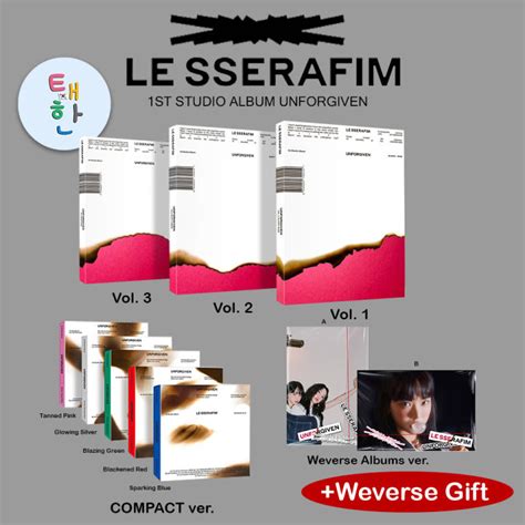 พรอมสง LE SSERAFIM อลบม UNFORGIVEN 1st Studio Album PHOTOBOOK