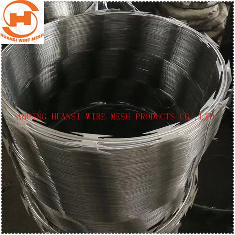 Stainless Steel Galvanized Concertina Razor Barbed Wire China Razor