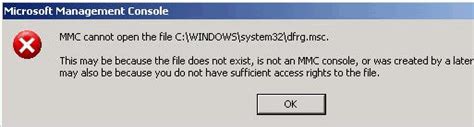 Mmc Ne Peut Pas Ouvrir Le Fichier Compmgmt Msc Vista Windows Diary