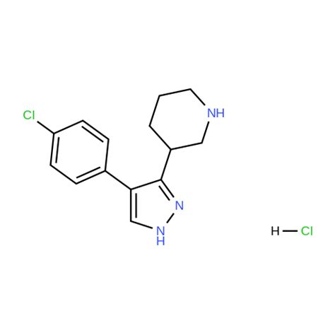 1361115 10 7 3 4 4 Chlorophenyl 1H Pyrazol 3 Yl Piperidine