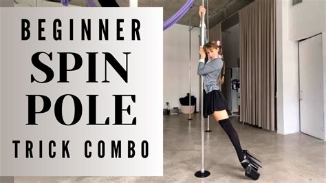 POLEDANCE SPIN COMBO FOR BEGINNERS Beginner Poledance Trick Tutorial