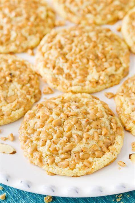 Gluten Free Toffee Almond Cookies The Best Almond Cookies Recipe