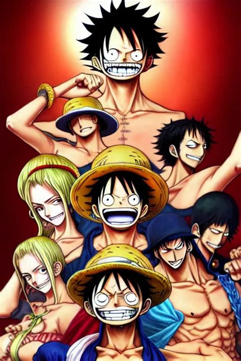 One Piece Wallpaper Art Highly Detailed Digital Stable Diffusion