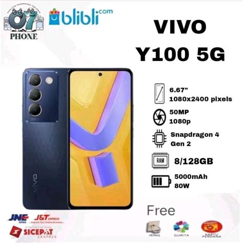 Jual VIVO Y100 5G RAM 8 128GB 8 256GB Smartphone GARANSI RESMI