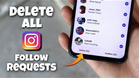 How To Delete All Follow Request On Instagram At Once YouTube