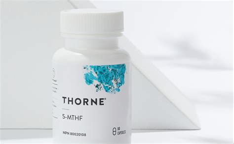 Thorne 5 MTHF 1 Mg Folate Active Vitamin B9 Folate Supplement 60