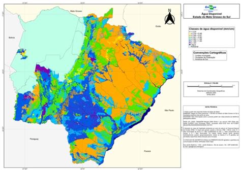 Embrapa Lan A Mapa In Dito Que Aponta A Capacidade De Reten O De Gua