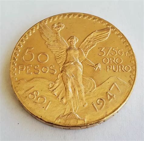 Mexico Pesos Oz Grams Gold Bullion Coin Beautiful