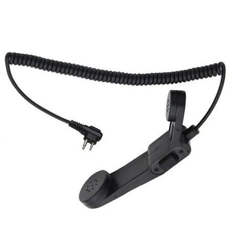 Handheld Speaker Mic Ptt Army Retro Telephone Shoulder Microphone For