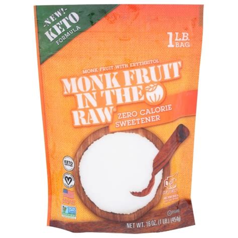 IN THE RAW Monk Fruit Keto Bakers Bag 16 Oz